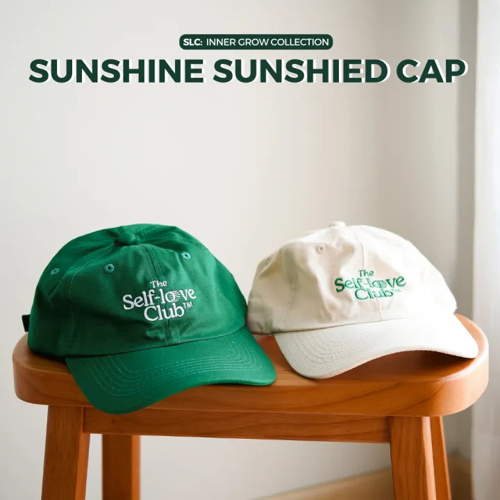 Moonshot Self-Love Club: Sunshine, Sunshield Cap Off White